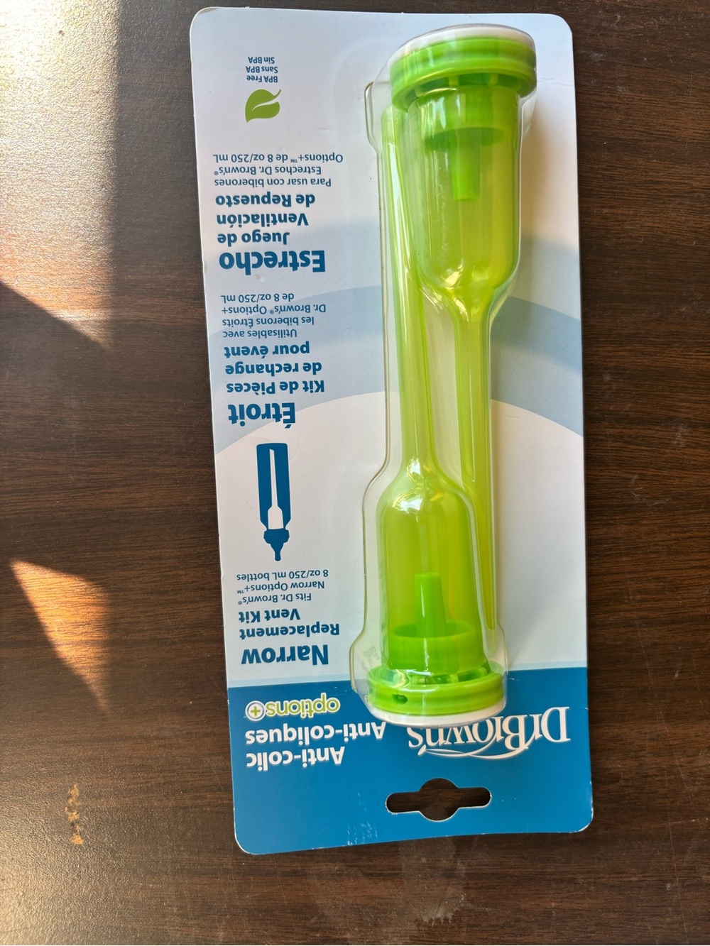 Green Anticolic Bottle Vent Replacement Kit